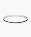 Pig & Hen navarch 4mm closed navy silver bracelet product view (Navy | Silver)