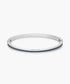 Pig & Hen navarch 4mm closed navy silver bracelet product view (Navy | Silver)