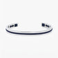 Pig & Hen navarch 6mm navy silver bracelet product view (Navy | Silver)