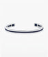 Pig & Hen navarch 6mm navy silver bracelet product view (Navy | Silver)