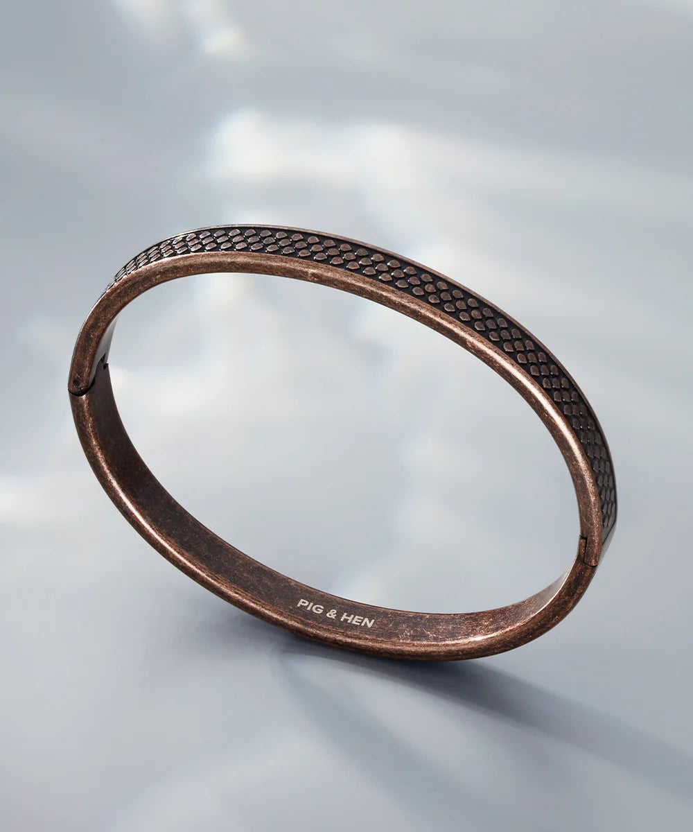 Pig & Hen navarch 9mm motta bronze bracelet detail (Motta | Bronze)