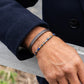 Pig & Hen navarch 9mm motta bronze bracelet styled on wrist (Motta | Bronze)