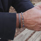 Pig & Hen navarch 9mm motta bronze bracelet styled on wrist (Motta | Bronze)