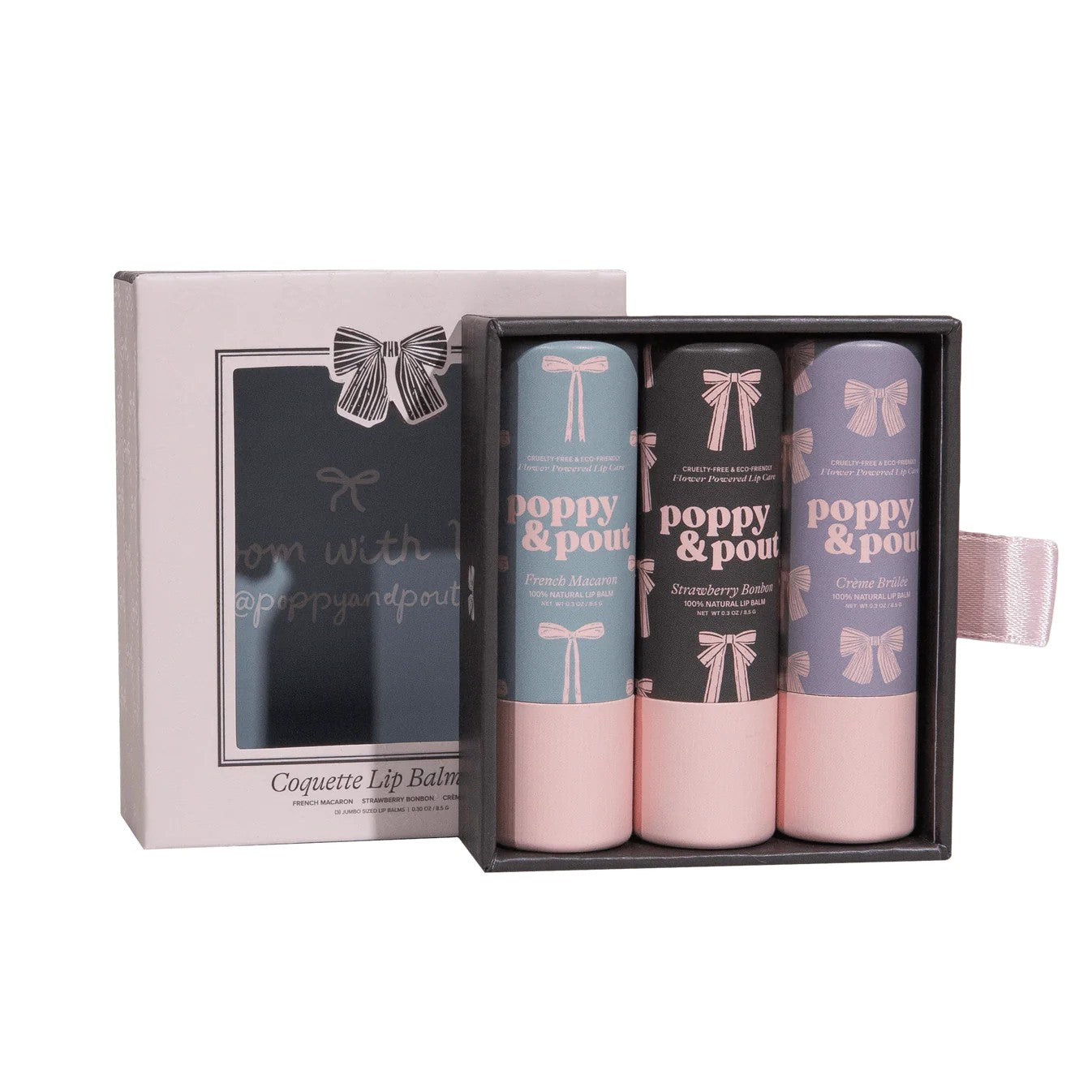 Poppy & Pout Lip Balm Trio
