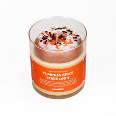 PUMPKIN SPICE VIBES ONLY DONUT CANDLE