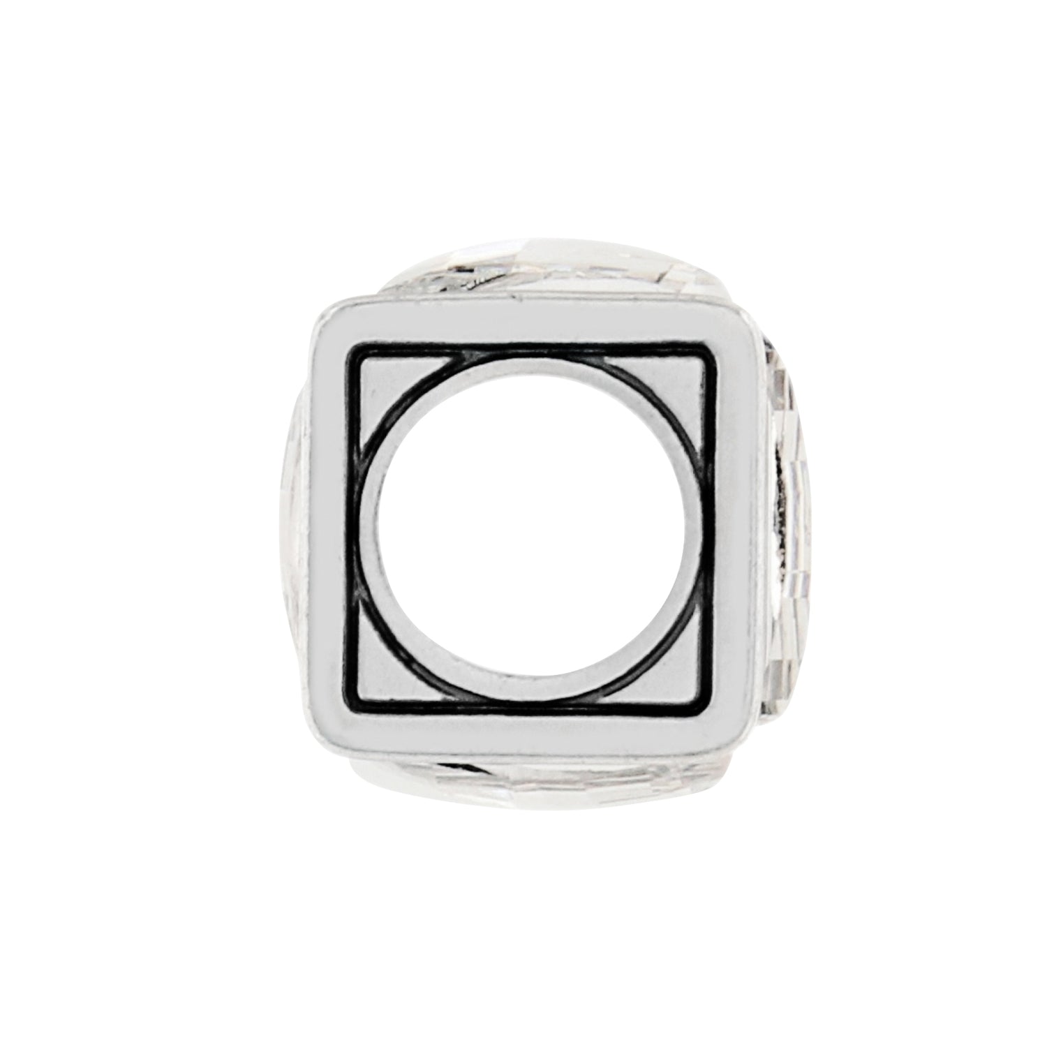 Ice Cube Bead Side View