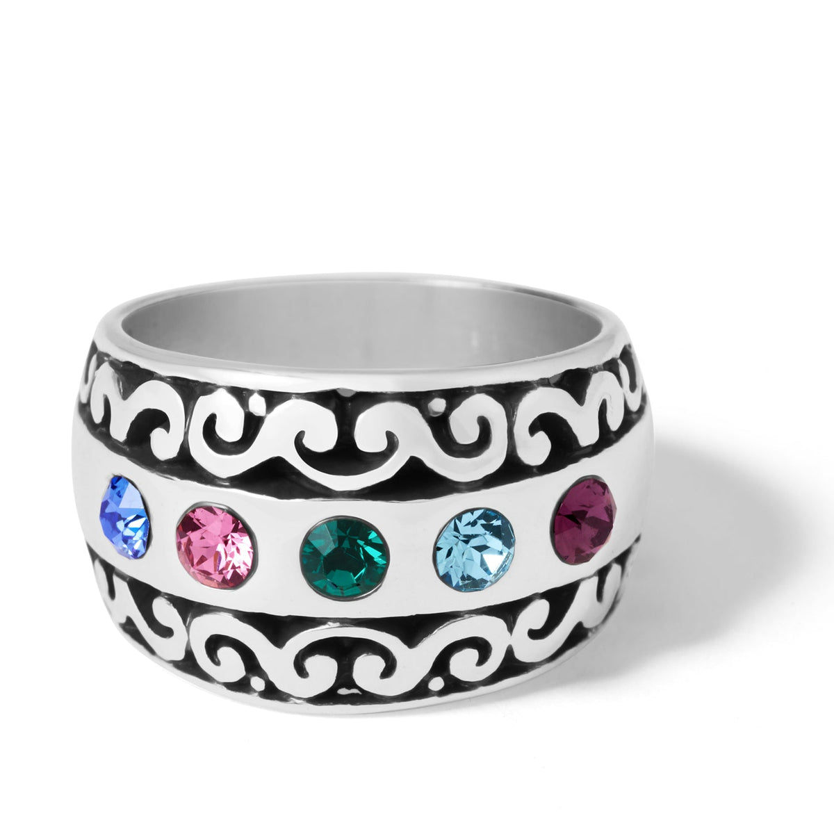 Elora Gems Ring - Size 6 Front View