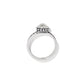 Pebble Dot Pearl Slim Band Ring