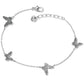 Solstice Butterfly Anklet Front View