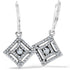 Illumina Diamond Leverback Earring Front View