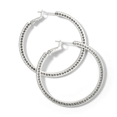Meridian Thin Large Hoop Earrings - Image 2 - Brighton