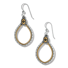 Venezia Teardrop French Wire Earrings - Image 1 - Brighton