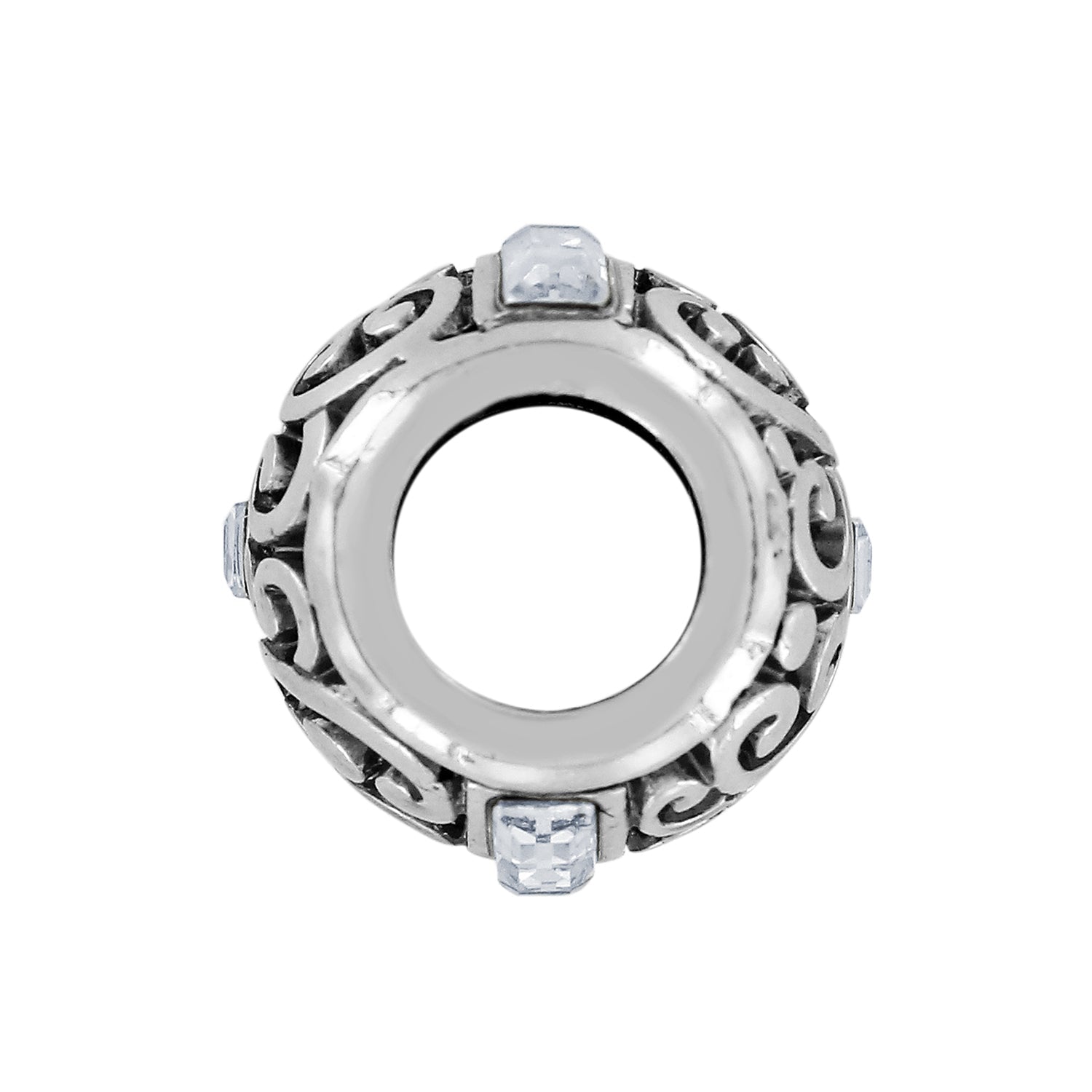 Baroness Round Bead Side View