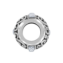 Baroness Round Bead Side View