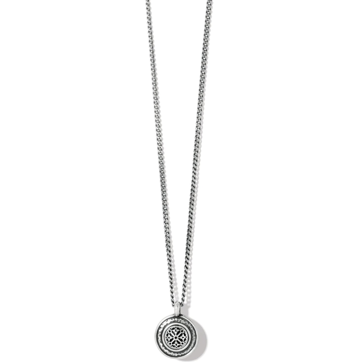 Ferrara Disc Petite Necklace Front View