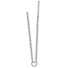 Mabel Heart Charm Necklace full view