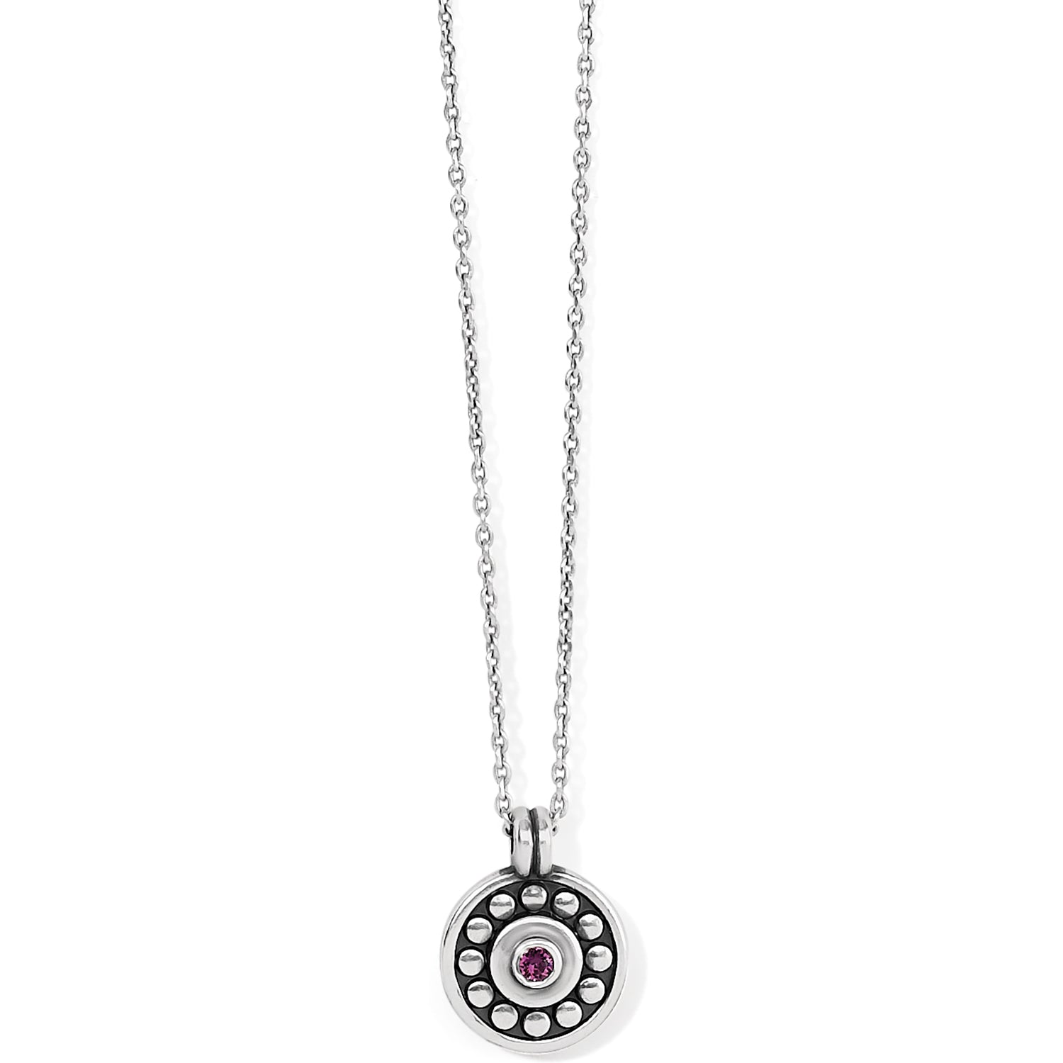 Pebble Dot Medali Petite Reversible Necklace Front View