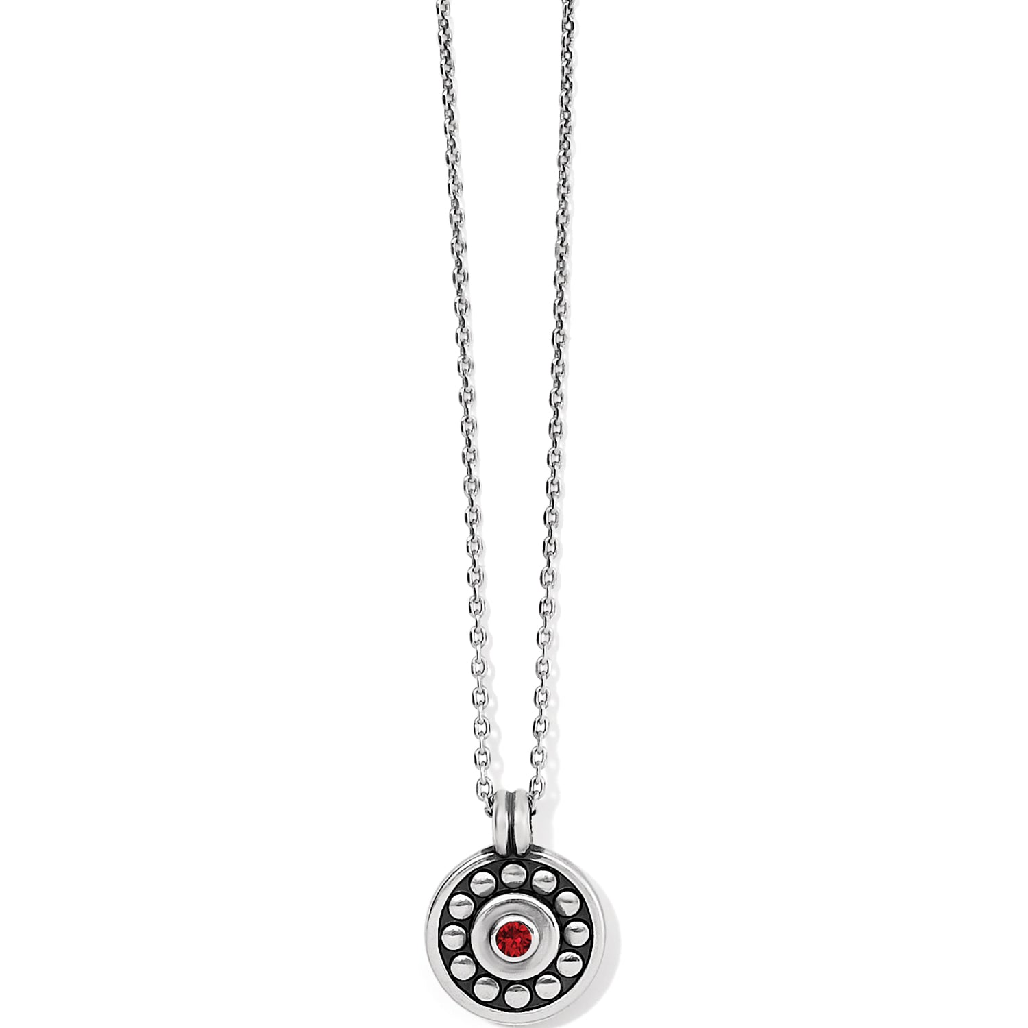 Pebble Dot Medali Petite Reversible Necklace Front