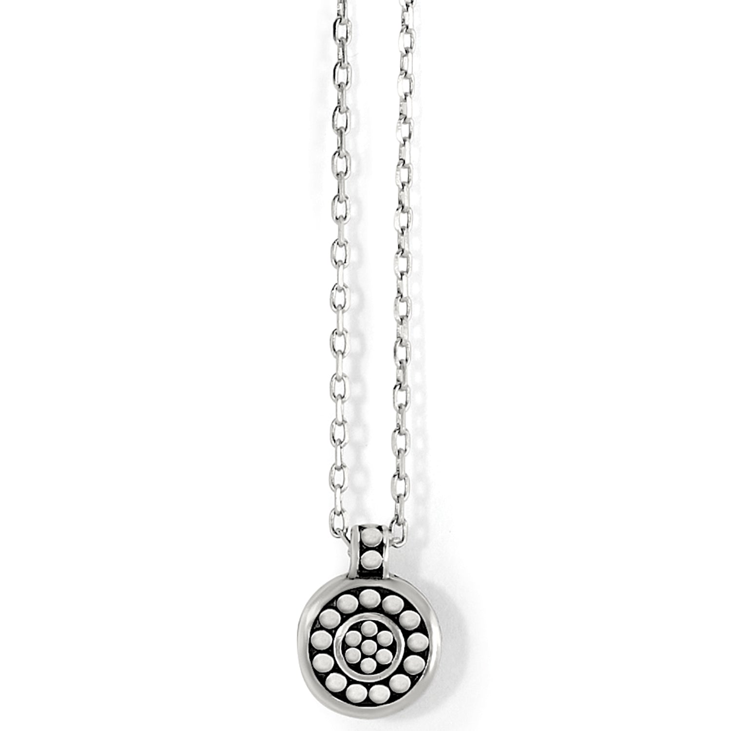 Pebble Dot Onyx Short Necklace - Back view