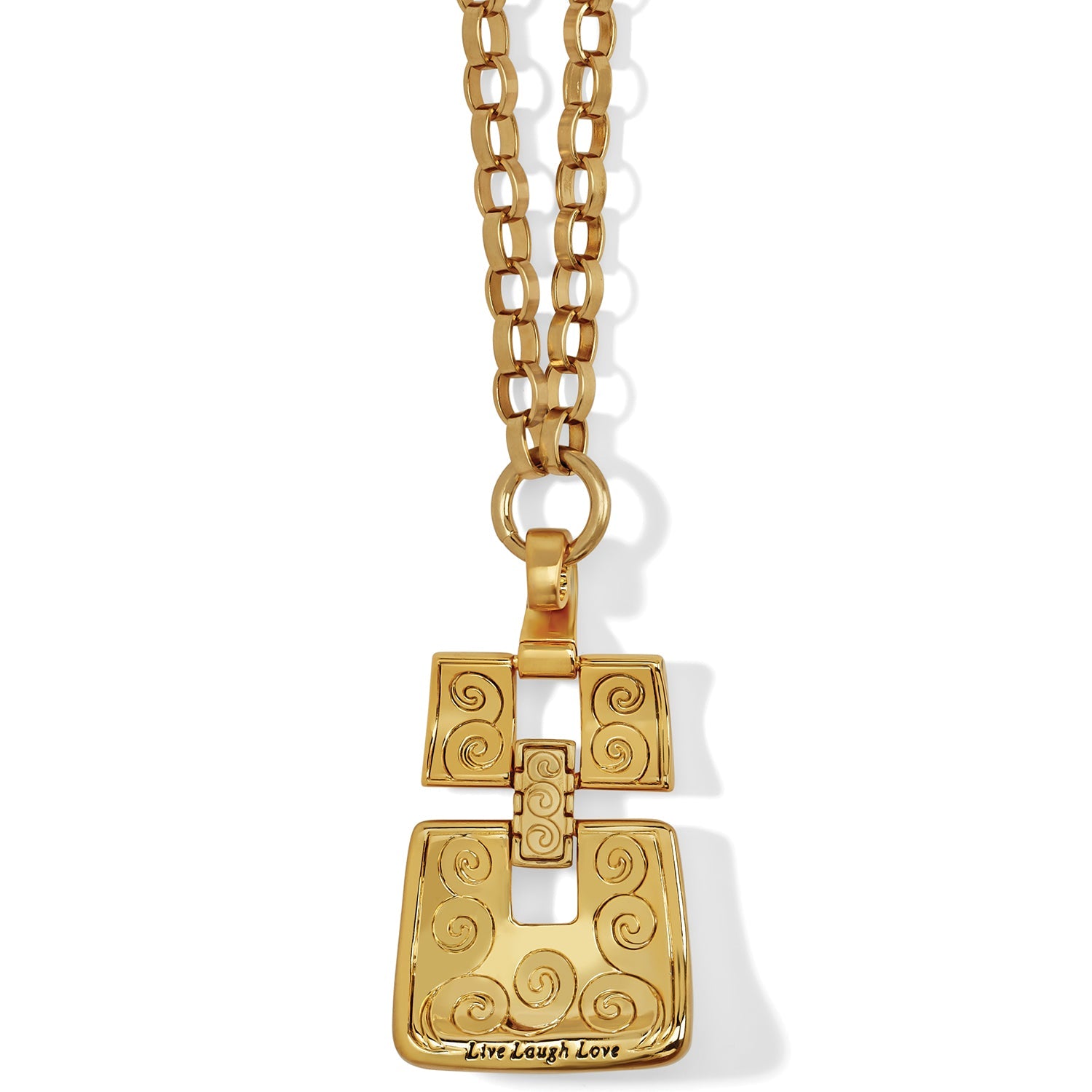 Dauphin Long Necklace Open View