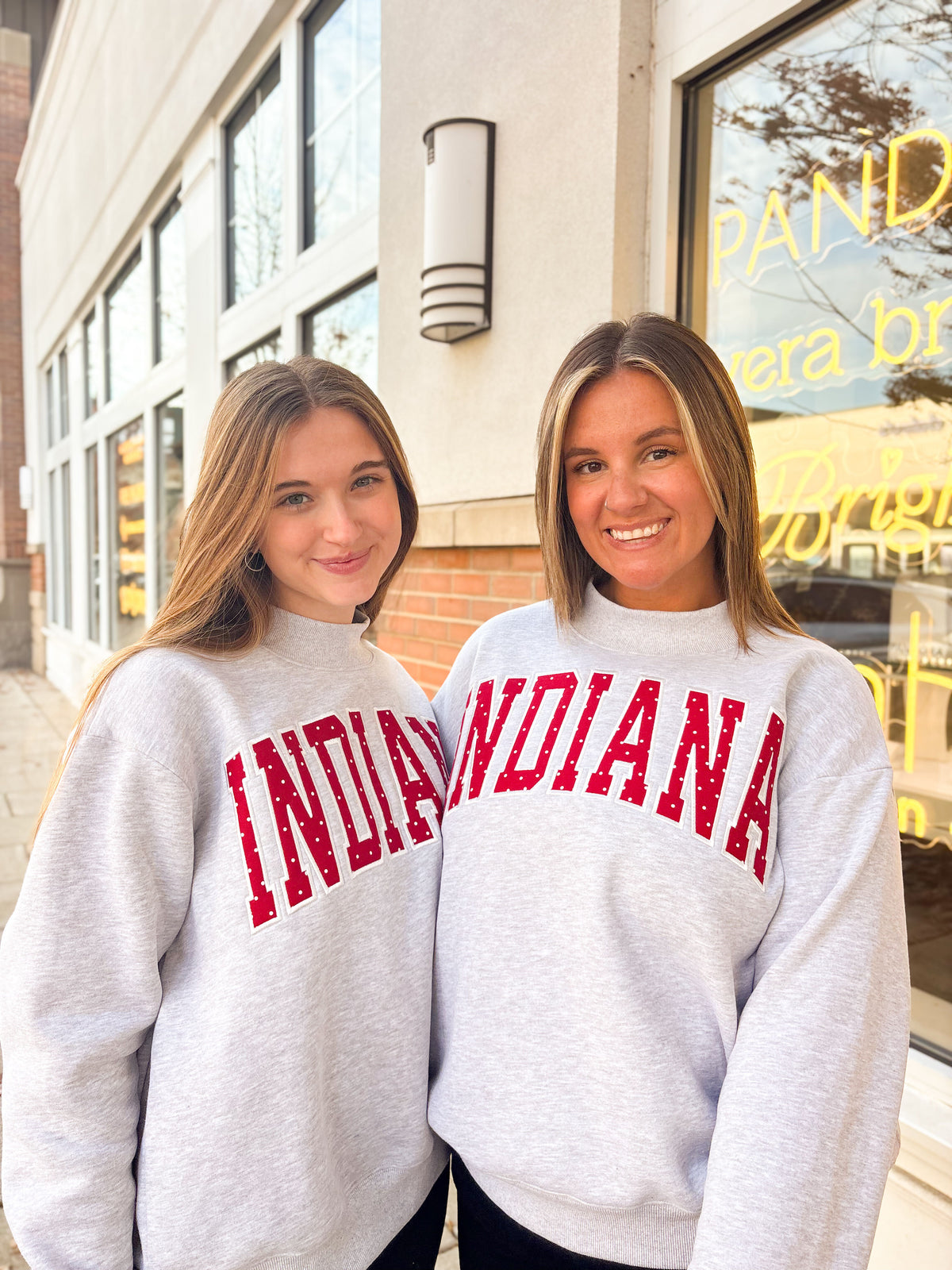 Indiana Mockneck Sweatshirt in Grey