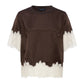 One Of A Kind Satin Lace Top