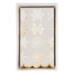 Ceramic Guest Napkin Tray + Napkins