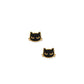 Screwback Stud - Black Cat