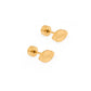 Screwback Stud Earrings - Football
