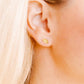 Screwback Stud Earrings - Football