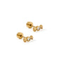 Screwback Stud Earrings - Kate Candy (Gold)