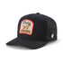 Seager x Coors Fire Dog Snapback in Black — front angle