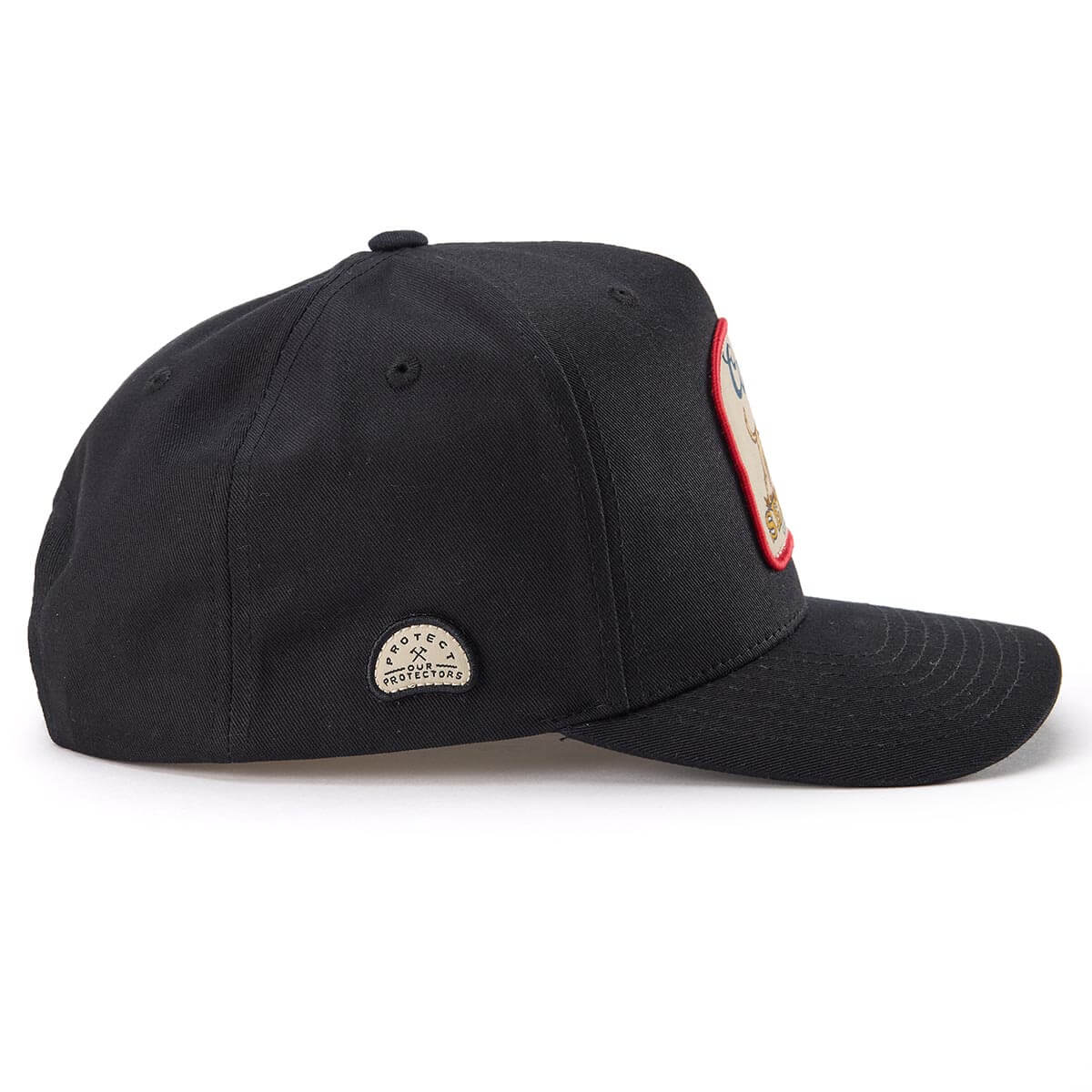 Seager x Coors Fire Dog Snapback in Black — right side patch
