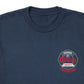 Seager x Coors Forest Line Tee in Navy — chest print detail
