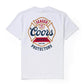 Seager x Coors Protectors Badge Tee in White — back view