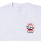 Seager x Coors Protectors Badge Tee in White — chest print detail