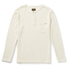 Sawpit Henley Long Sleeve Thermal - Vintage White