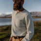 Sawpit Henley Long Sleeve Thermal - Vintage White