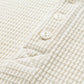 Sawpit Henley Long Sleeve Thermal - Vintage White