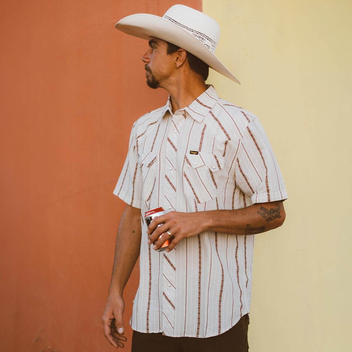 Sawtoof Short Sleeve Button Down