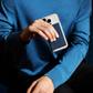 Cardprotector Fluted For Magsafe - Navy