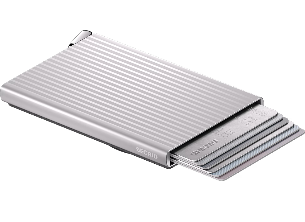 Cardprotector Fluted For Magsafe - Silver