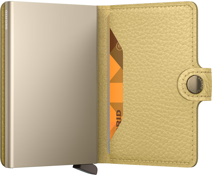 Miniwallet Pebble - Butter Yellow