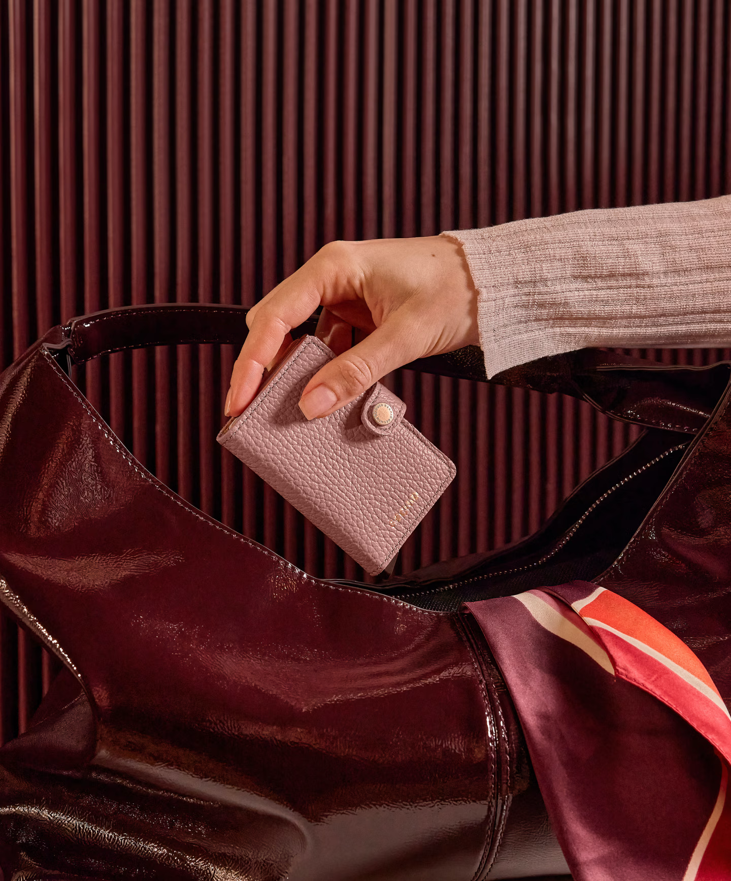 Miniwallet Pebble - Rose