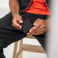 Slimwallet Matte - Black & Red