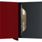 Slimwallet Matte - Black & Red
