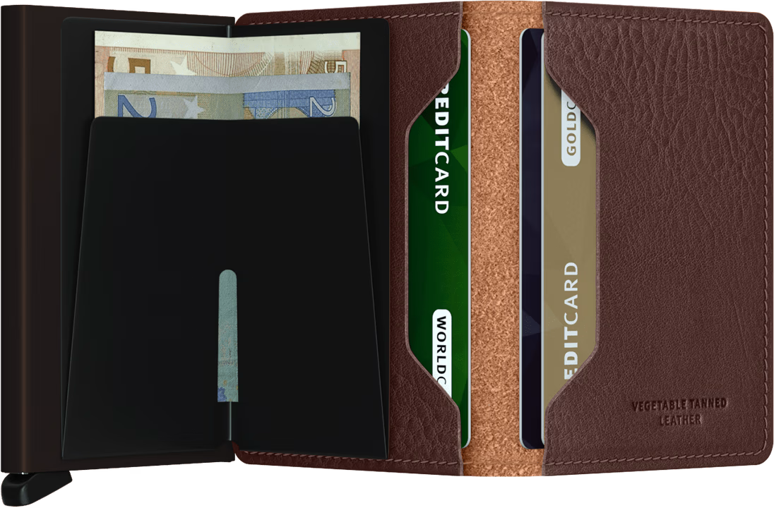 Slimwallet Veg - Espresso Brown