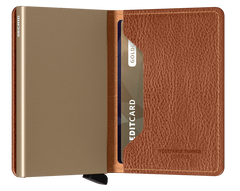 Slimwallet Veg - Caramello-Sand
