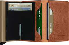 Slimwallet Veg - Caramello-Sand