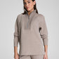 Brushed Airessentials Half Zip Tunic